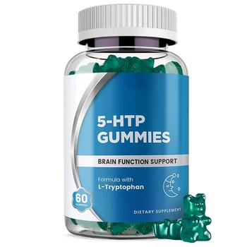 OEM Supplement Headache Relief Sleeping Promote Sleep Vegan 200mg Bear 5-Htp Gummies