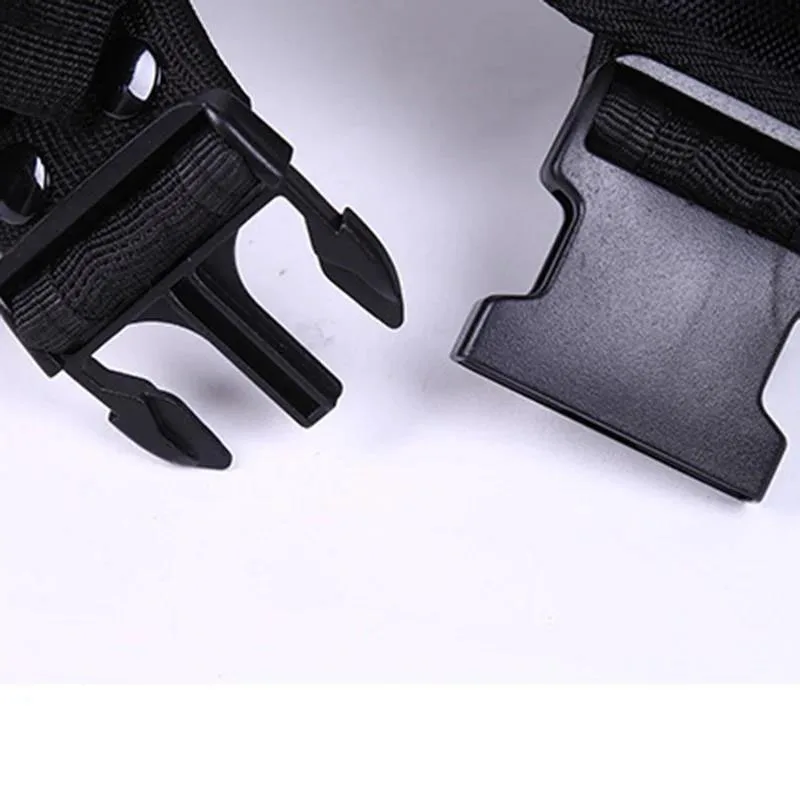 Training Quick-release Buckle Tactical Belt with Bag Multifunctional Adjustable Security Duty Multi Pocket Belts Flashlight Bag