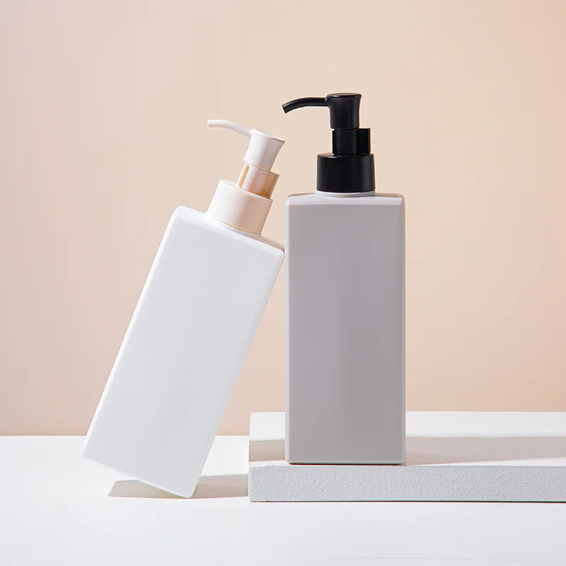 Wholesale Deluxe 418ml HDPE Plastic Body Wash Shampoo Conditioner Cosmetic Plastic Packaging Pump Bottles