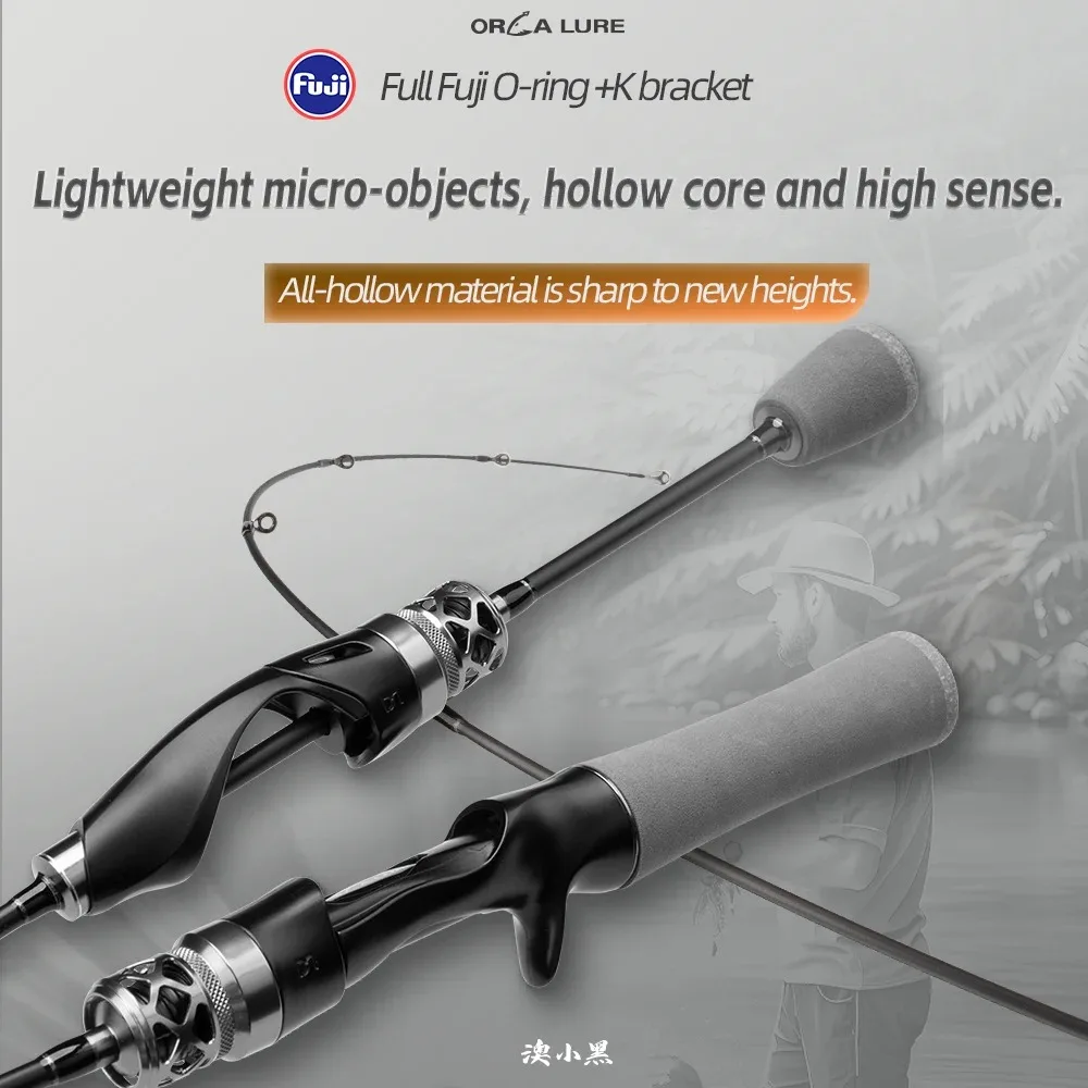 ロッド ORCA LURE TELESCOPIC ROD FUJI RING Lightweight Fishing Rod - FISHINGFANS ORCA EVA Handle, Solid