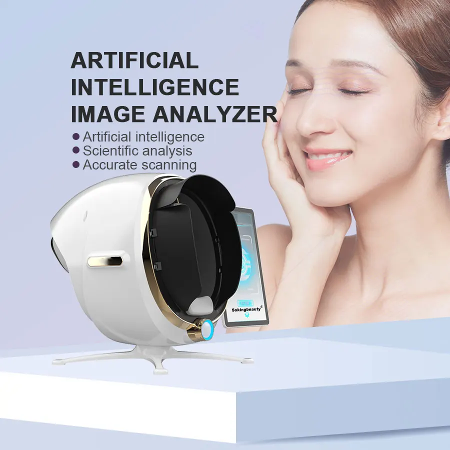 Skin Detection Analyzer Colorimeter Facial Skin Age Analyzer Skin Analysis and Facial Machine
