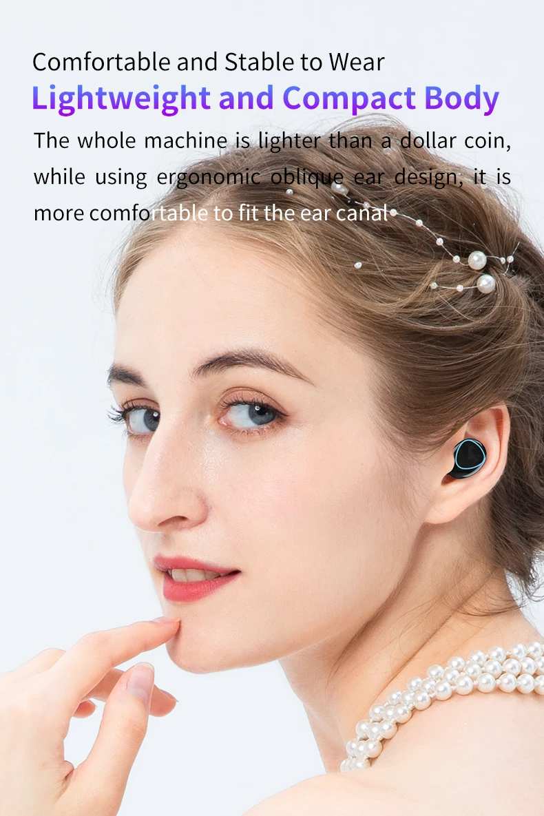 Ear Buds BT V5.1 USB M10 TWS Earbuds Wireless LED Display Draadloze Koptelefoon Earphones Headphones Headsets - ANKUX.COM