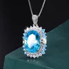 Topaz Blue Pendant