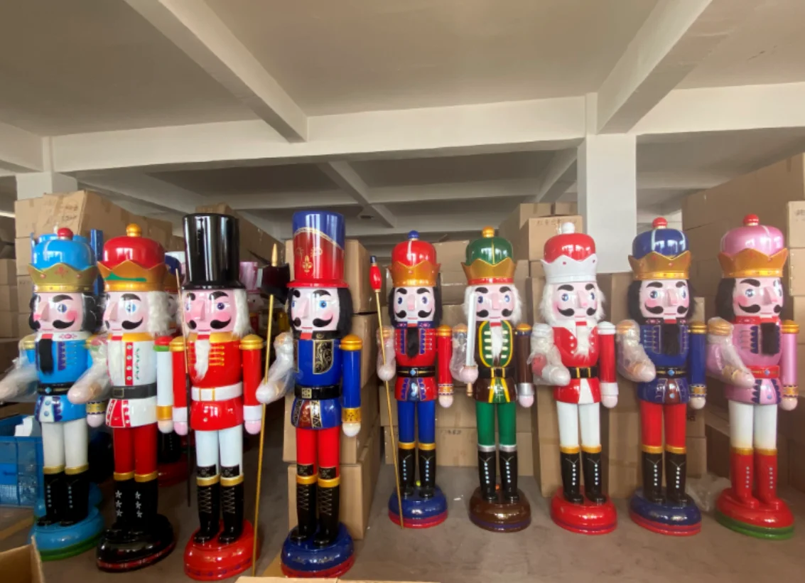 Large Nutcracker Plastic Life Size Christmas Decoration Outdoor ...