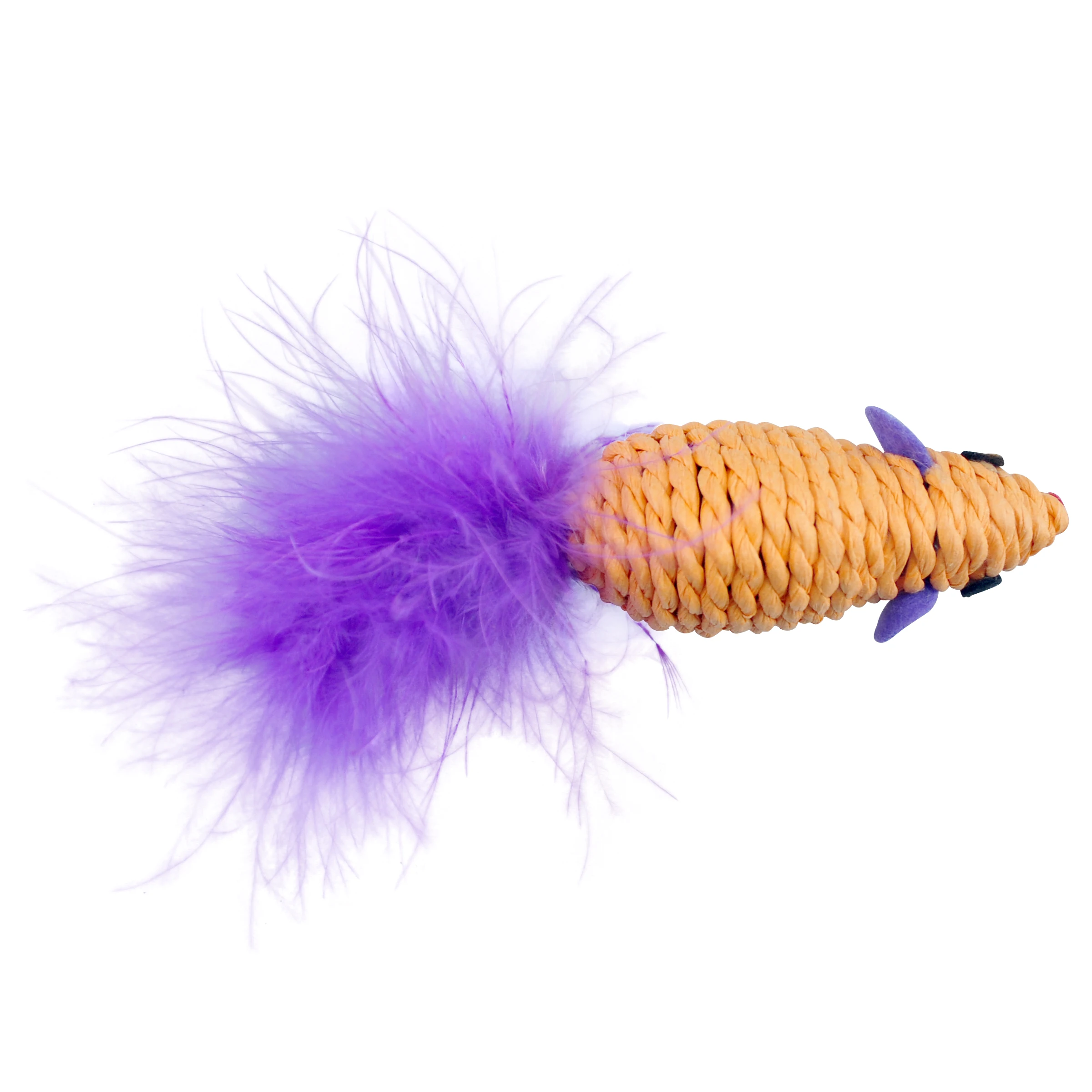 Новый дизайн, сизальная мышь, перо, Тинкер, колокольчик, мышь, игрушки для кошек, товары для домашних животных