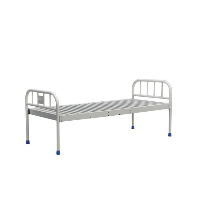 Low price sales Flat bed high end hospital equipment Movable Durable patient manual hospital bed
