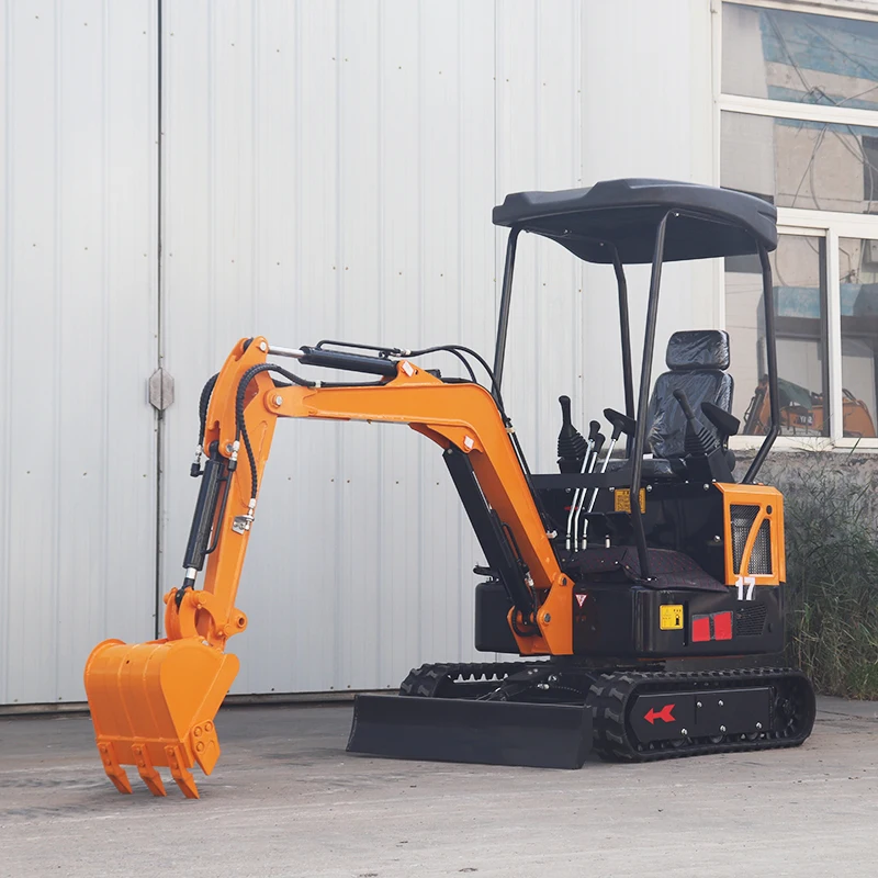 Gratis Ongkos Kirim!! Chinese Mingyang MY17 Mini Digger Bagger Crawler Excavator 1 Ton Mini Excavator dengan EPA EURO 5