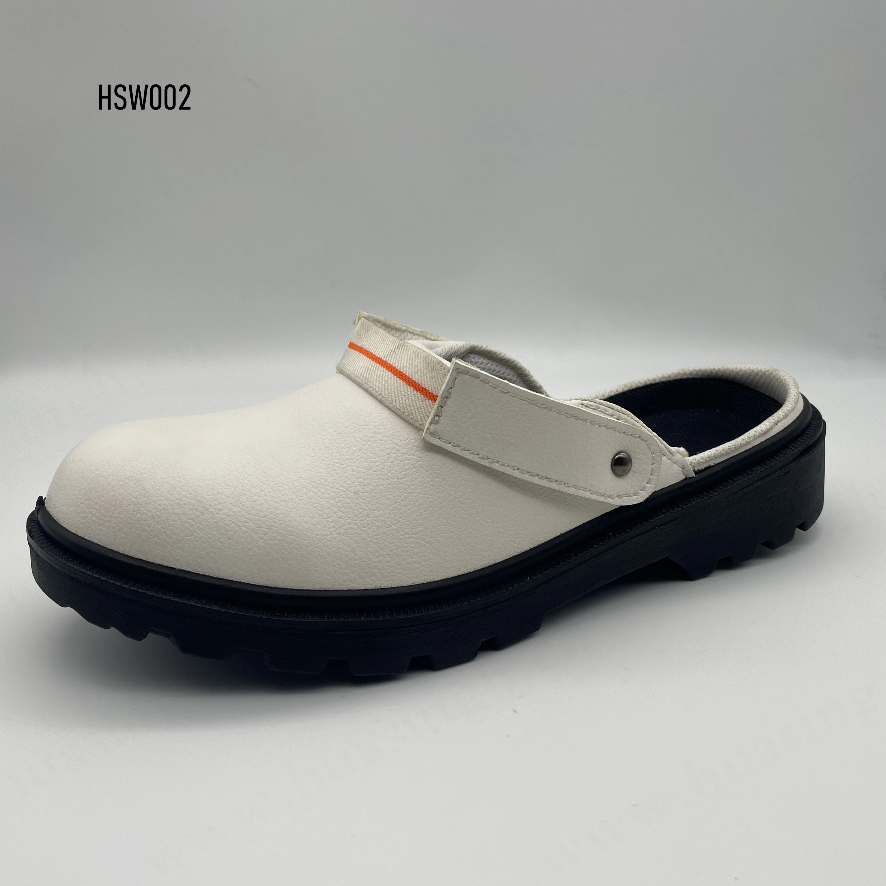 LXG, cuoco della cucina con Cintura Regolabile Scarpe Bianche Facili da Indossare Stanza Operatoria Infermiere Antiscivolo Clog Sicuri Bianchi HSW002