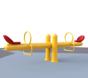 High Quality Outdoor Two Seats Metal Seesaw Play Equipment Toys for Children