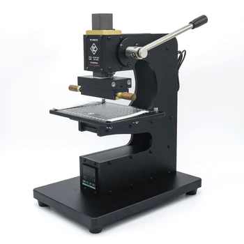 90XTS Laser Guide Hot Stamping Machine Embossed Leather Hot Foil Machine Brass Holder Hot Foil Stamping Machine