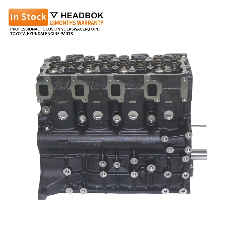 Headbok New Auto Diesel Complete Turbo Engine Assembly J2 Long Block ...