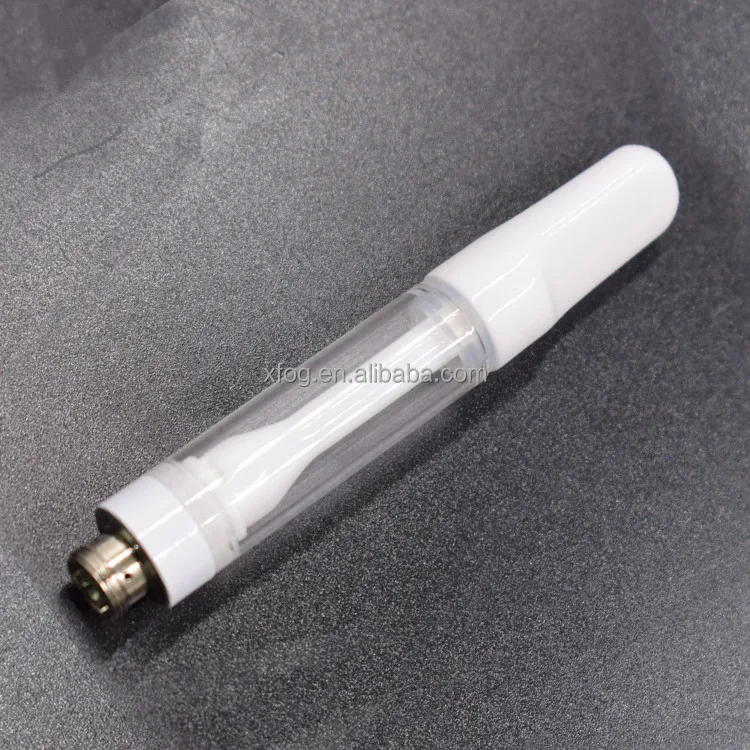 Full ceramic cartridge glass tank press tip cbd vape 05 ml ceramic vape cartridge