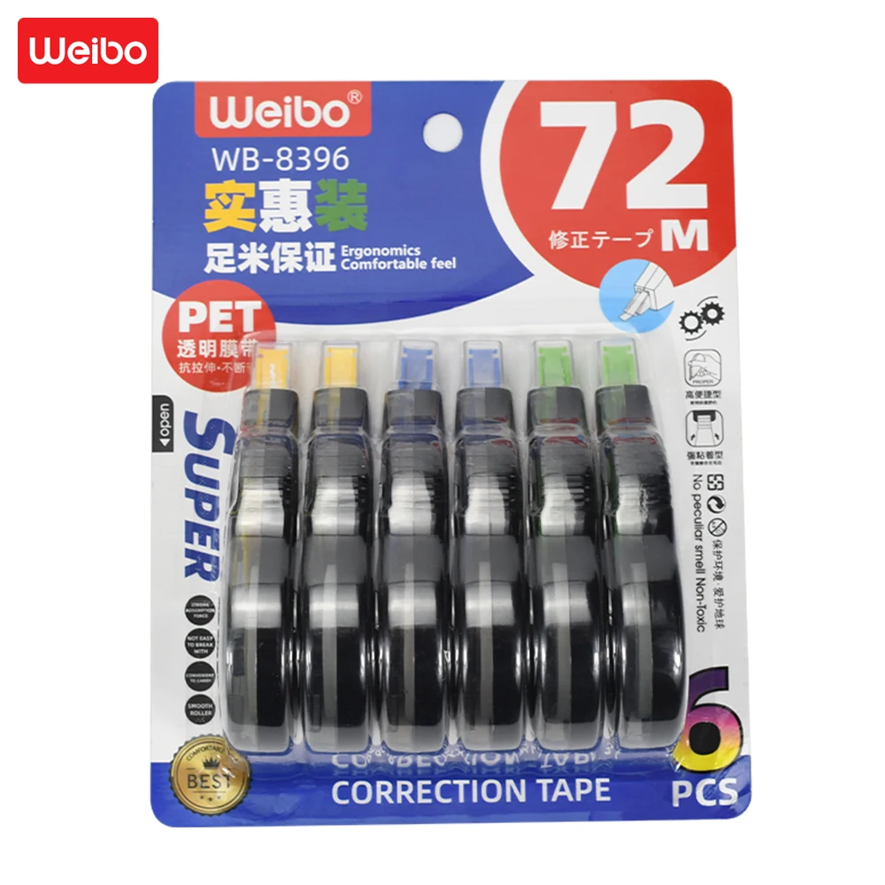 Weibo Custom Smart Correction Tape Set Colorful Shell Office School  Stationery White Out Corrector Promotional Cute Tapes Roller - Buy  Decorative Good Helper To Correct Tape Mistakes Items,Cute Stationery  Custom Smart Roller