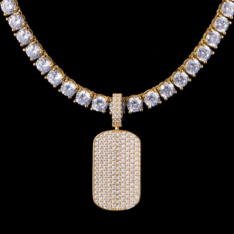 Hello Ice Iced Basketball Dog Pendant Necklace Boys Sports Basketball  Necklace Men'S Diamond Necklace Pendant with Chain