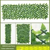 รั้วสีเขียวสไตล์ - ใบกุหลาบสีเขียว