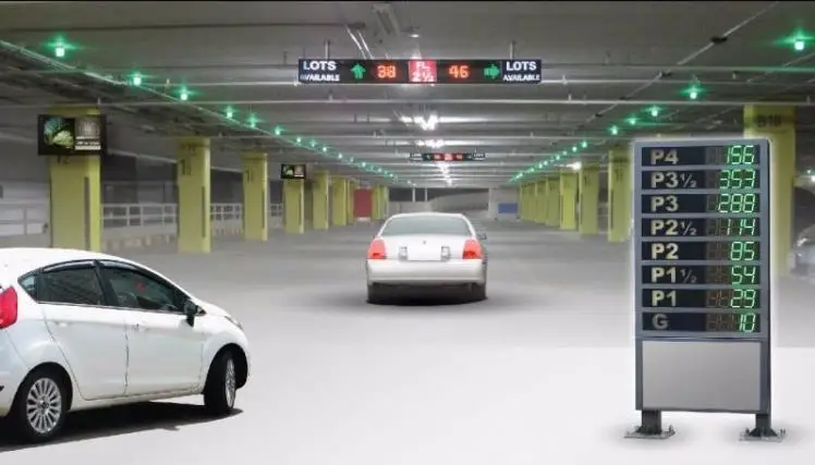 Ultrasonic Parking Sensor Guidance System for Basement Parking