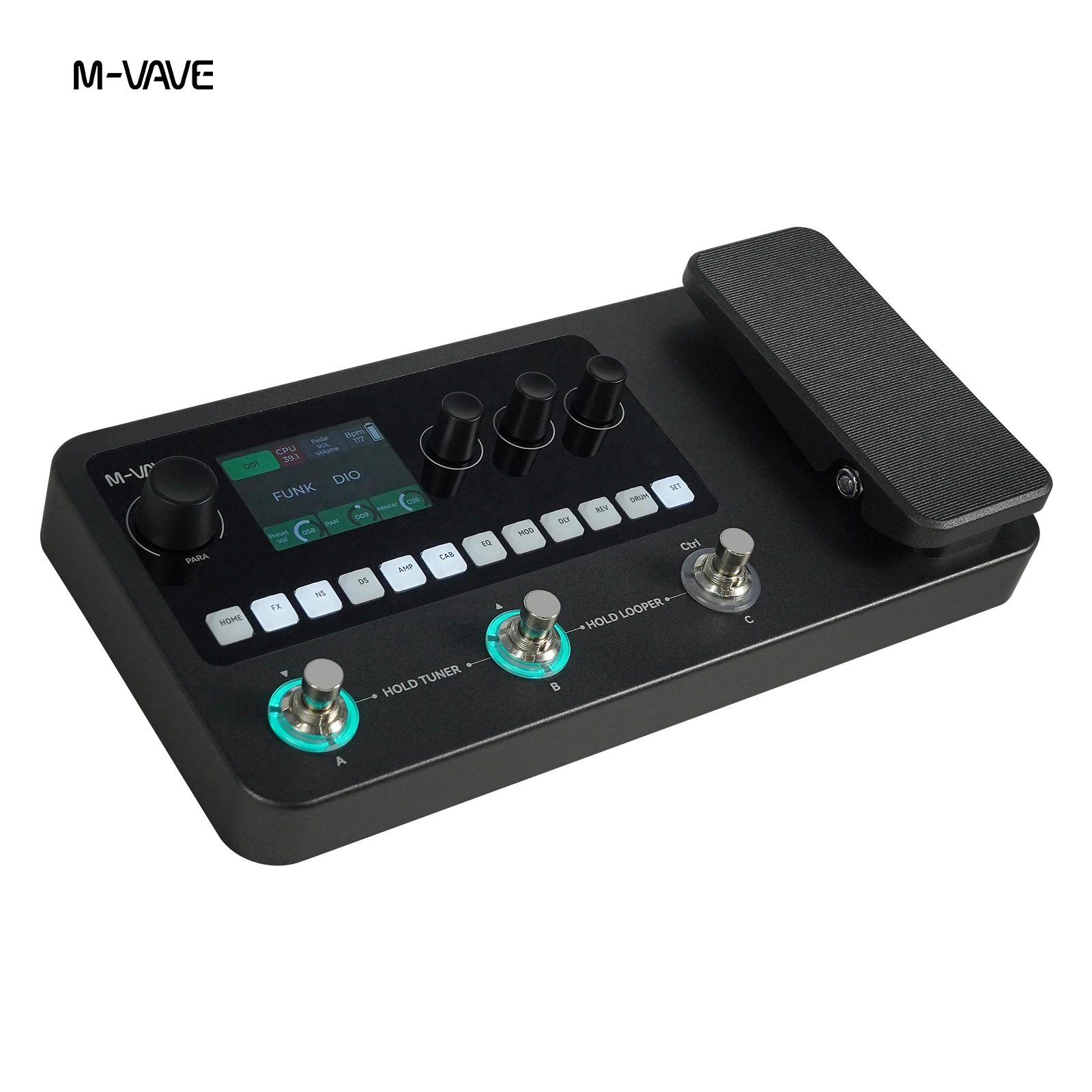 M-VAVE MK-20 Multi-Effects Pedal - 320+ Presets & Customizable