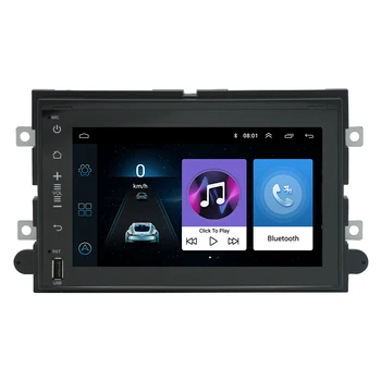 Android 2 din car radio player For Ford F150 F250 F350 500 Explorer Focus Fusion Mustang Edge gps navigation dvd
