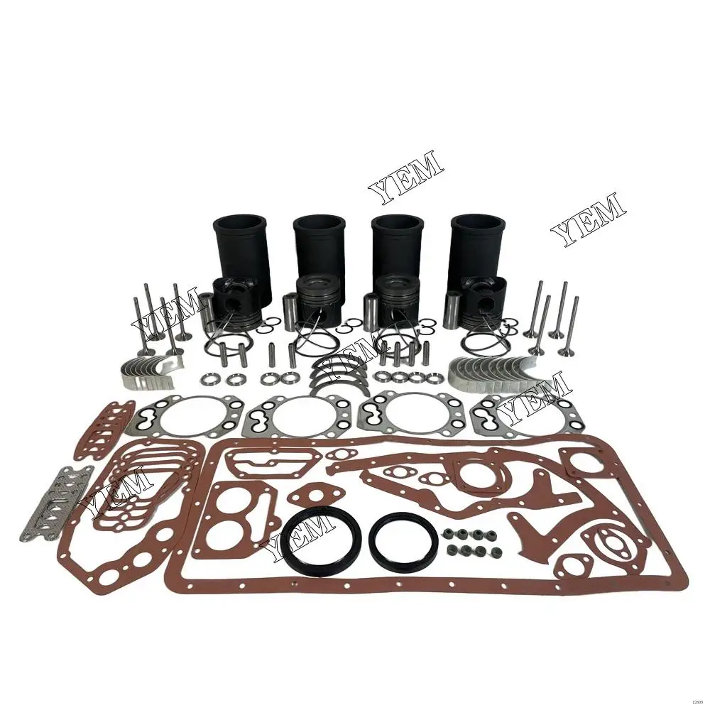 R924 Overhaul Repair Kit With Cylinder Gasket Set Piston Rings Liner Bearing Valves for Liebherr
