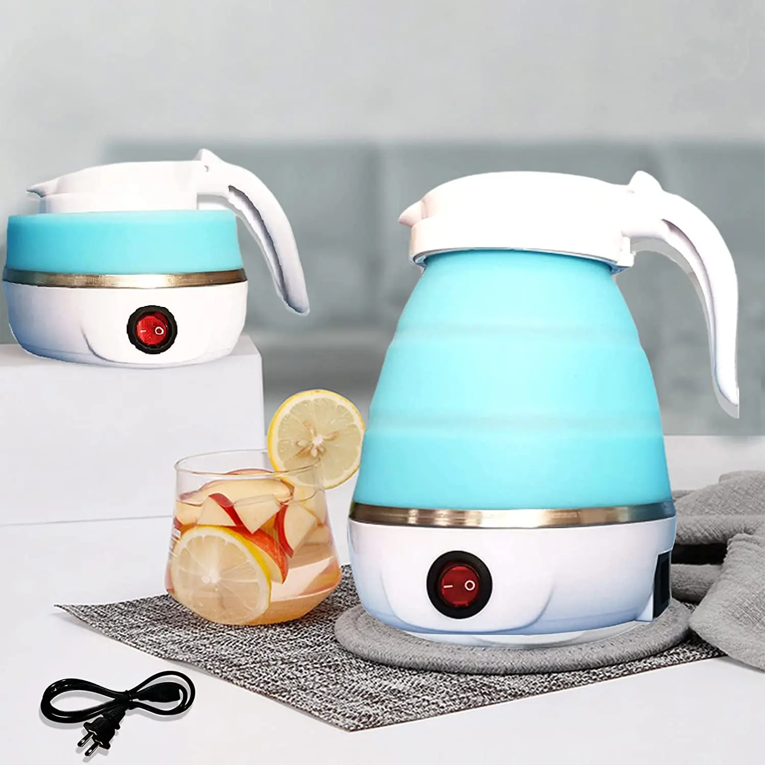 Travel Electric Kettles Compact, Portable, and Leak Proof