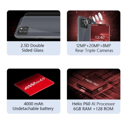 Cubot X20 Pro 6GB+128GB AI Mode Triple Camera Smartphone 6.3