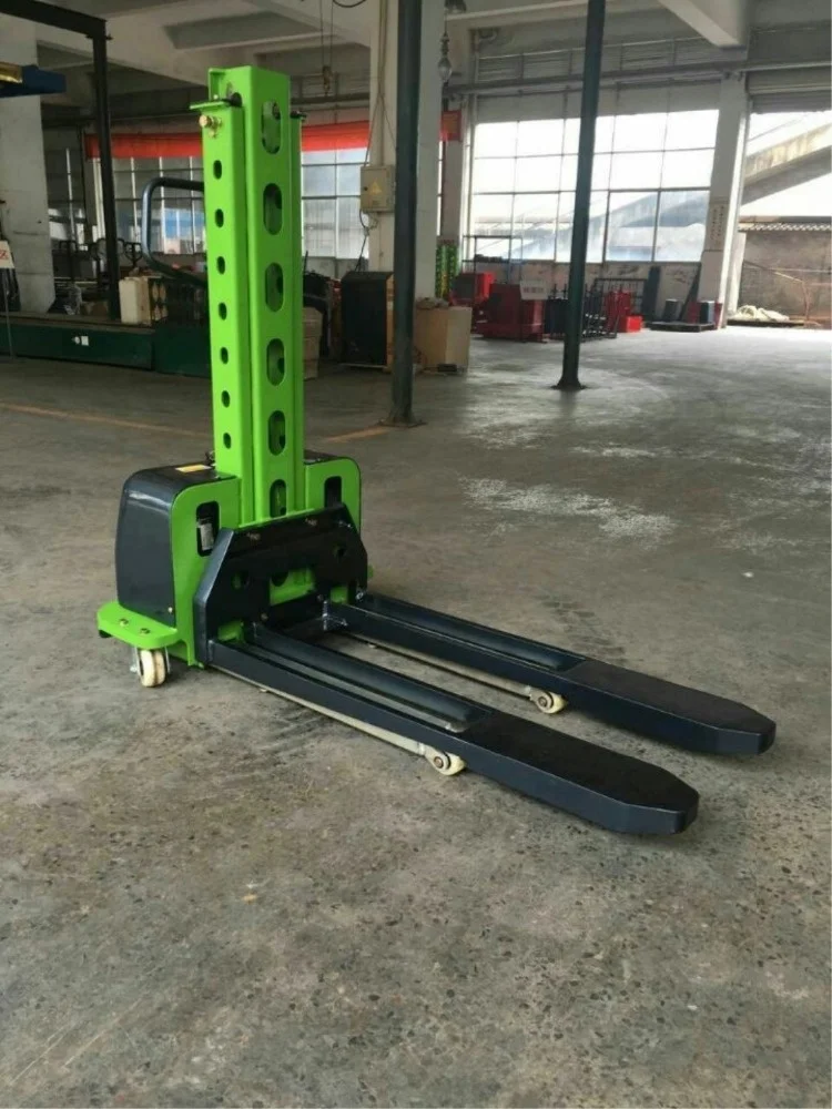 500kg Load Capacity Self Loading Stacker Fork Lift