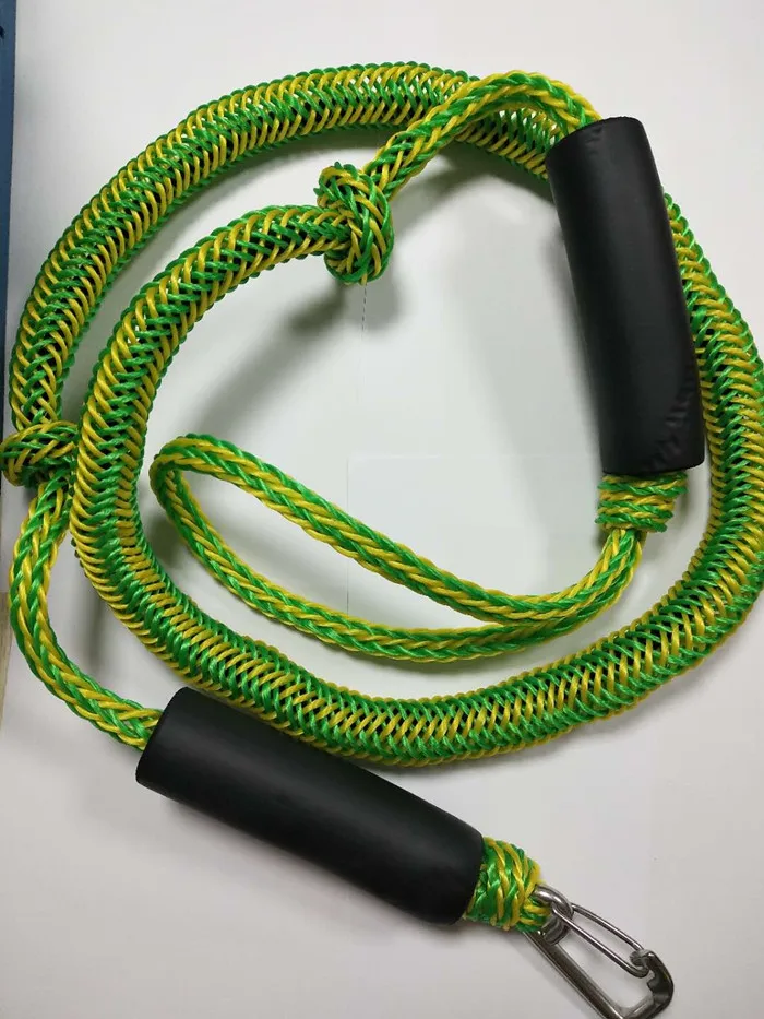 high strength pp floating braided mooring bungee dock line for boat