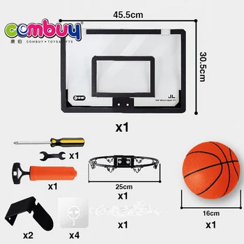 Set De Baloncesto Silencioso Para Interiores – Pelota De PU De 18 Cm Y Aro De 30 Cm – Juego Sin Ruido Para Niños
