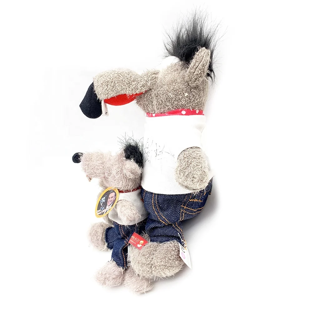 Juguete de peluche de lobo de peluche personalizado de China, venta al por  mayor, muñeco de peluche de ojos grandes y suaves, juguetes de peluche - Main Image