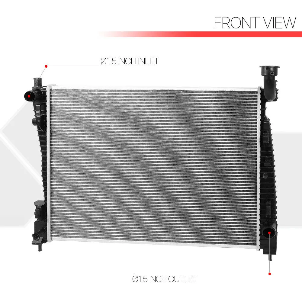 thumbnail image 2 of DNA Motoring CU13076 1-Row Aluminum Core Radiator Engine 2 of 13