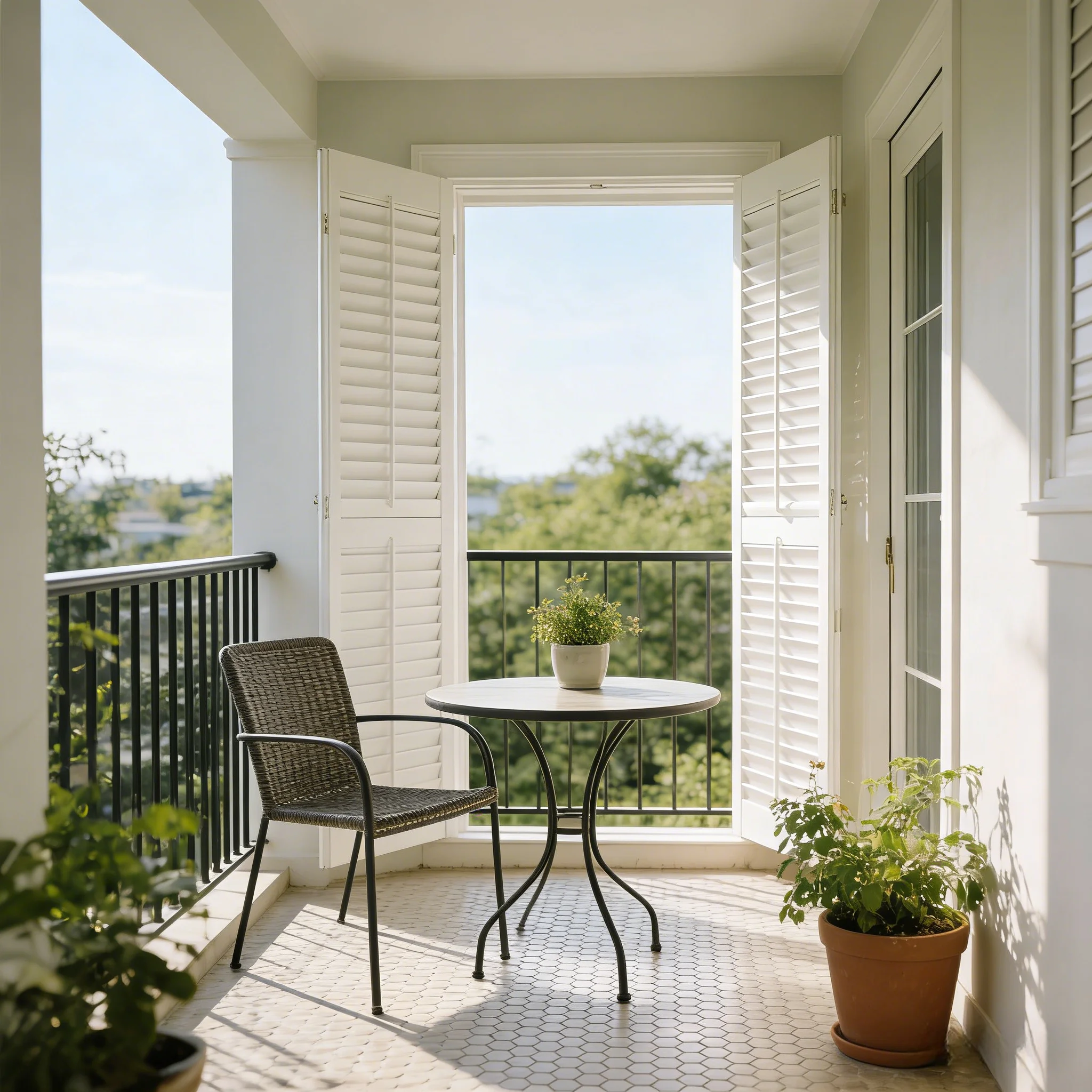 Electric PVC Shutter Waterproof Moisture Resistant Indoor Shutter