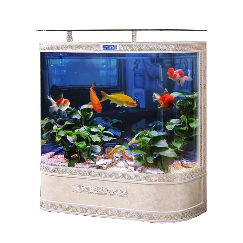 Picture Idea: Acrylic Aquarium Self Recycling Eco Friendly Filtered Goldfish Tank For