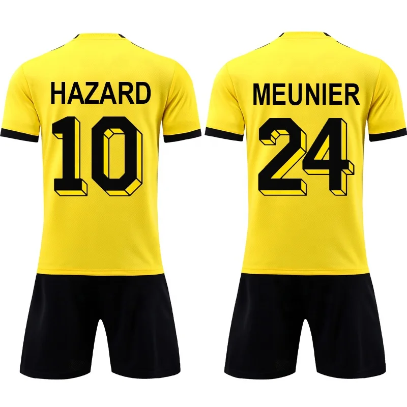 Source 2023 trend custom football soccer jersey set team uniform