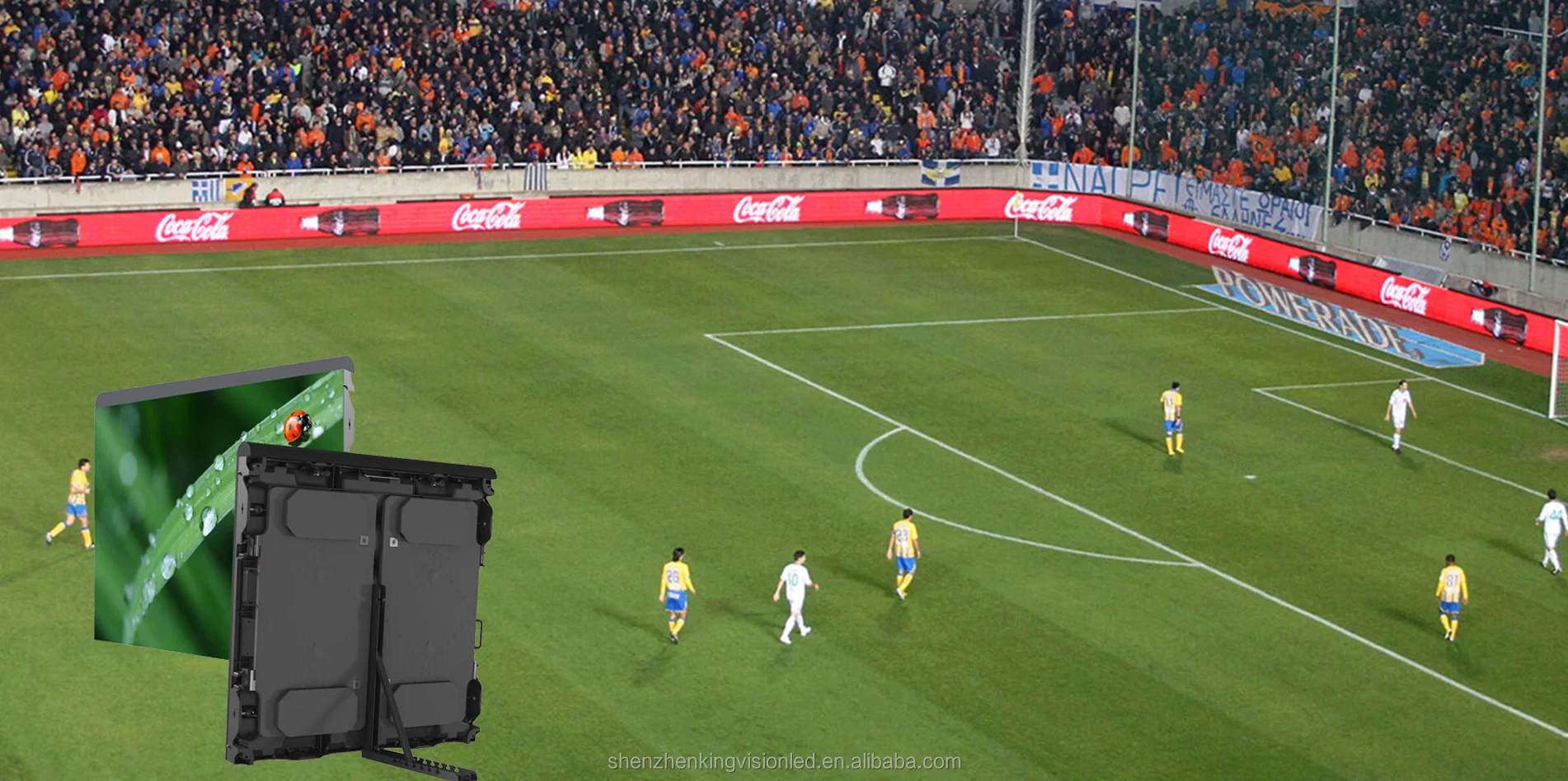 Acrylic Frame Football LED Display SMD3535 960X960 6000nit