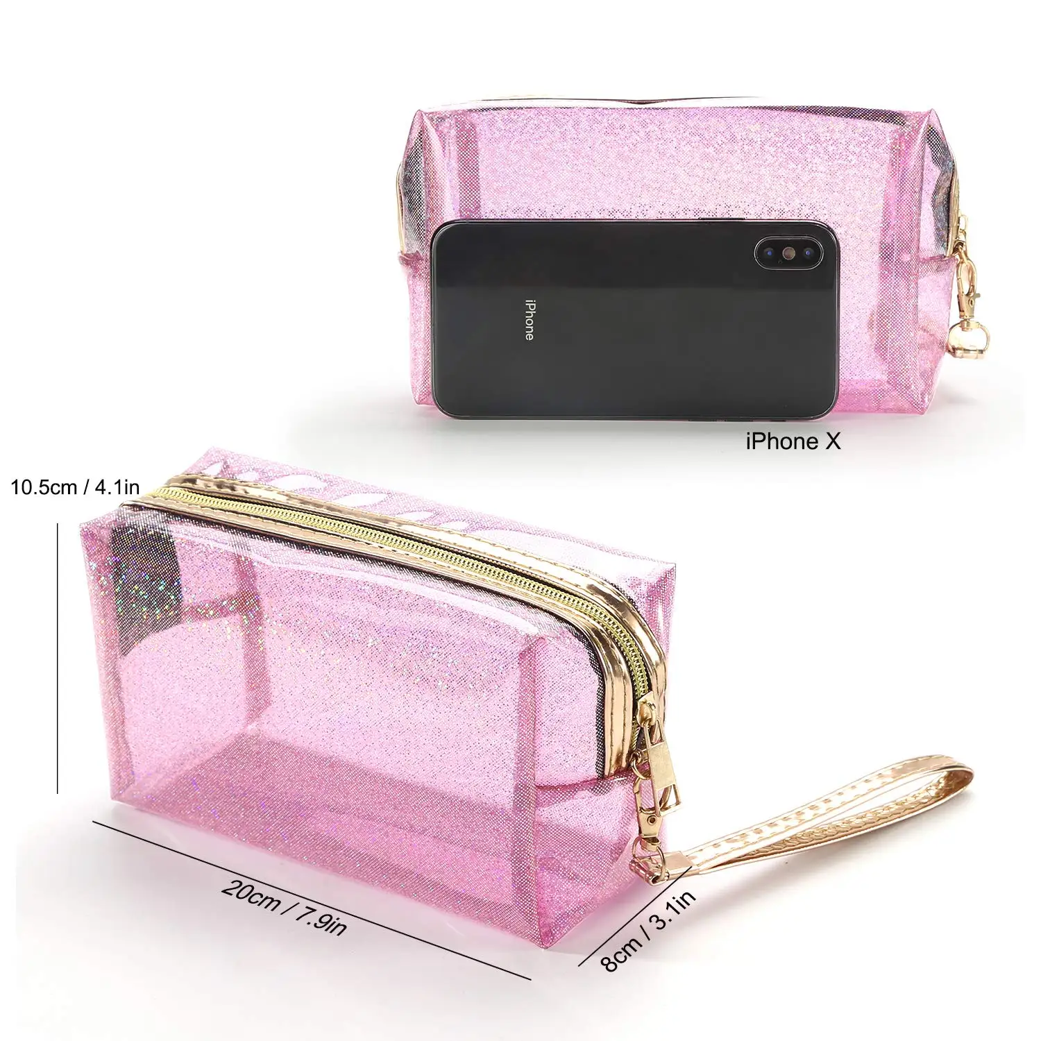 Transparent Waterproof Cosmetic Bags Portable Stylish