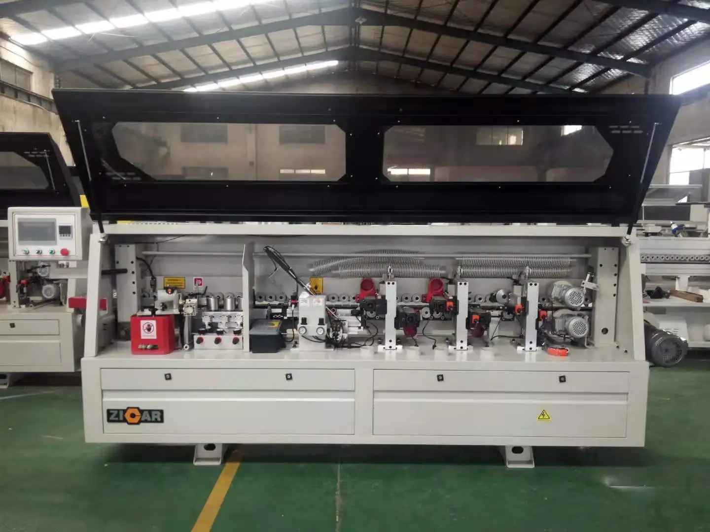 ZICAR Economy Model MF50W Edge Bander 5 Operations Single Phase Full Automatic Edge Banding Machine for Furniture
