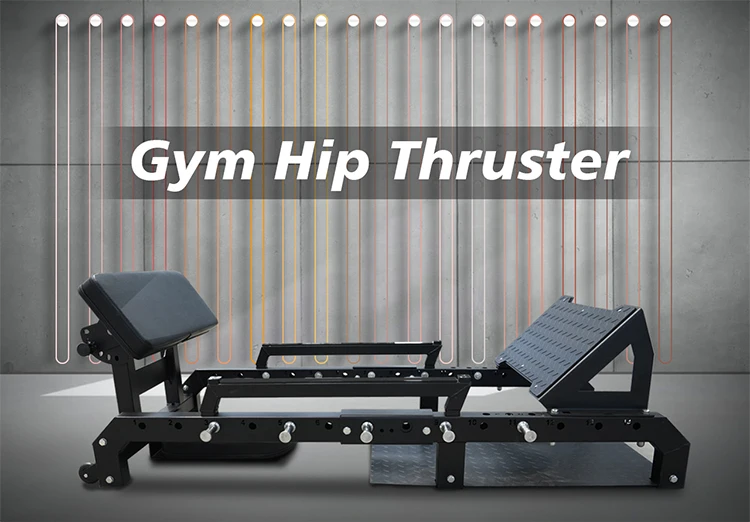 Hip Thrust Machine Station Gluteus Maximus Equipment Fitness Gym Hip