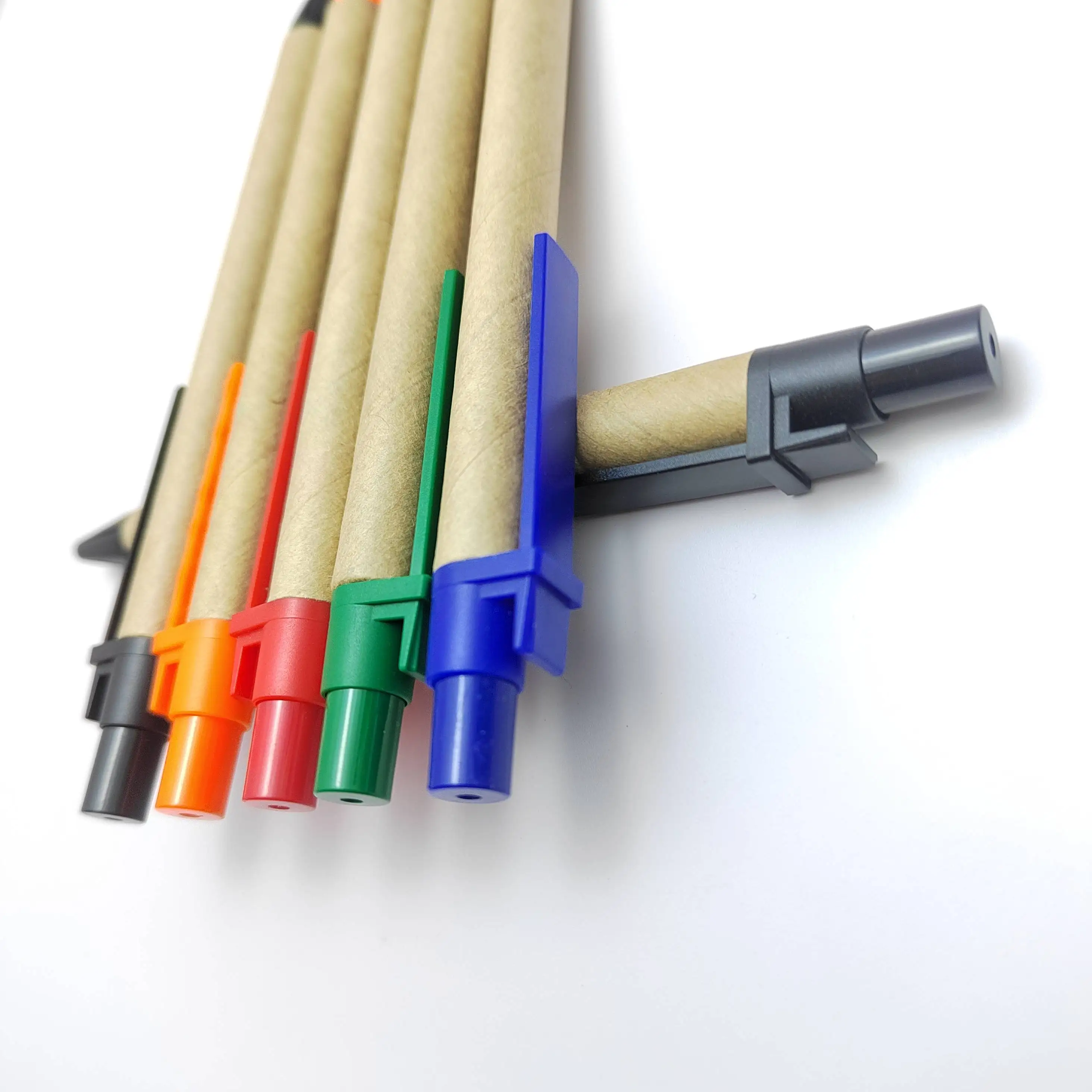 Recycled Bamboo Ballpoint Pen With Stylus Pen 2 In 1 Eco Friendly Wood