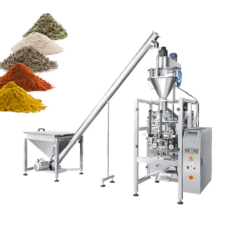 1g 1kg Flour Spice Automatic Plastic Bag Small Pouch Multihead Weigh and Package Dal Pack Machine