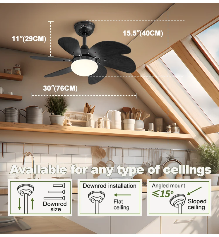 1stshine Ceiling Fan Light High Quality 6 Blades Ceiling Fan With Remote Control And Light Buy