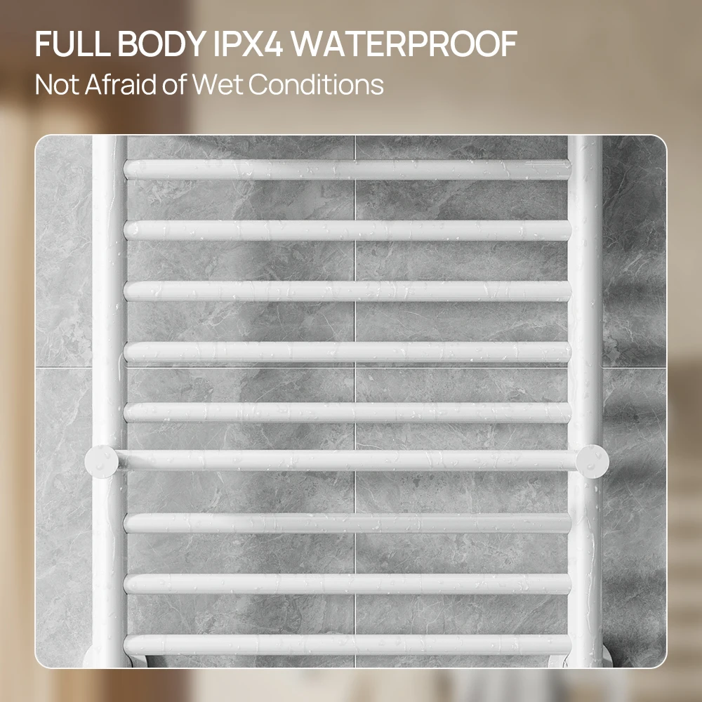 Jomoo Custom Design Wall Mounted Towel Warmer Machine Electric Heated Towel Rack Electric Towel