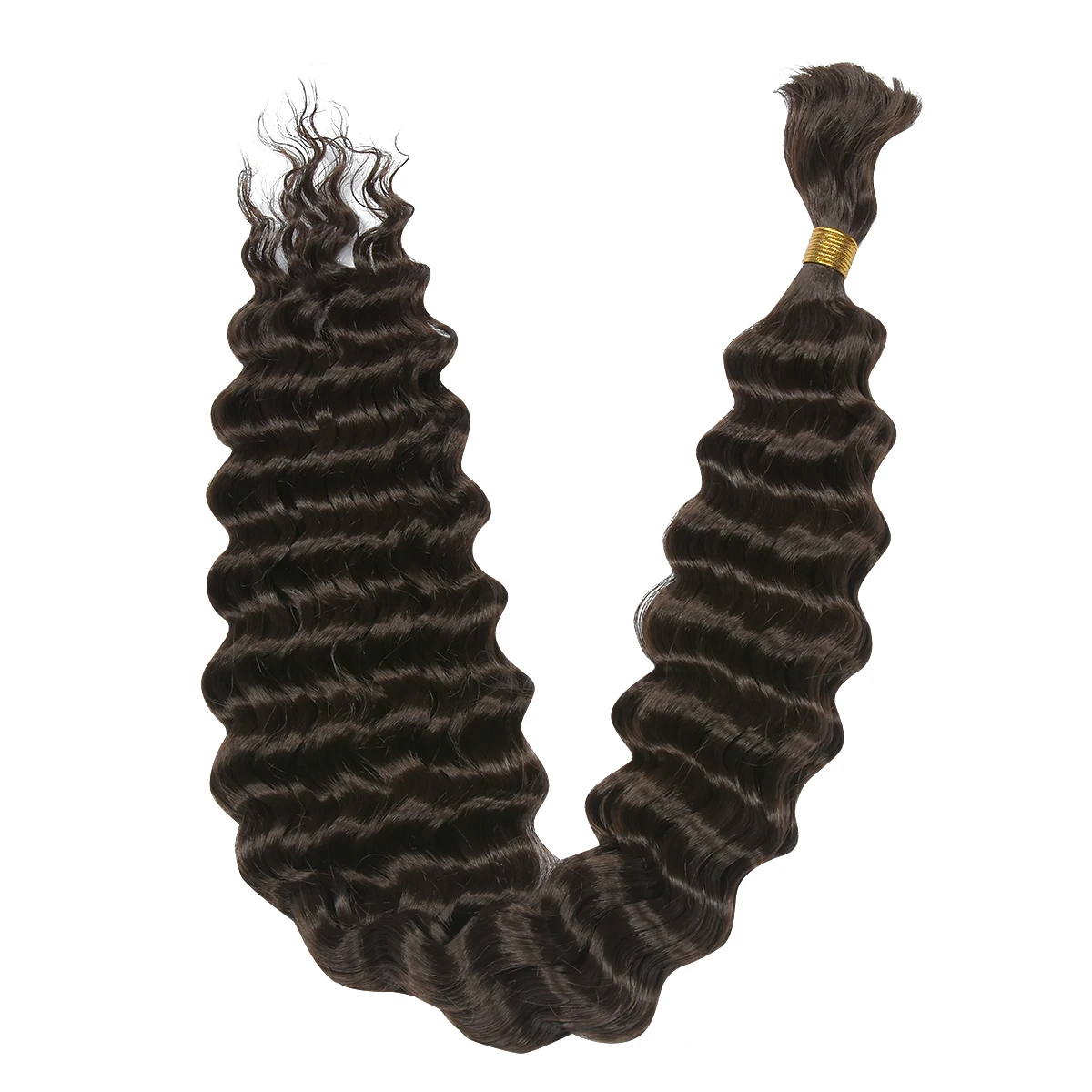 16-30 Inch Long Deep Wave Bulk for Boho Braids, No Weft Synthetic ...