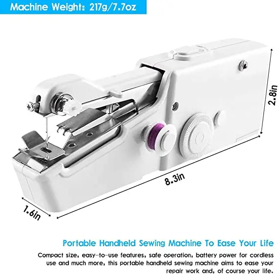 Бытовая швейная машина Мини Ручной портативный мини-швейной машины