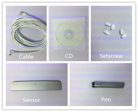 Pen Touch Portable Interactive Whiteboard IWB for Meeting Training Education Suit for Any Projector Any Wall Use