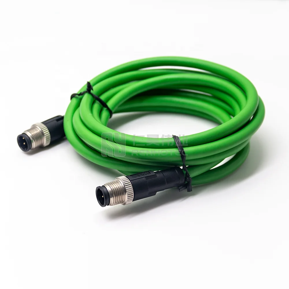D Code Profinet Connector M12 - Reliable Industrial Cable