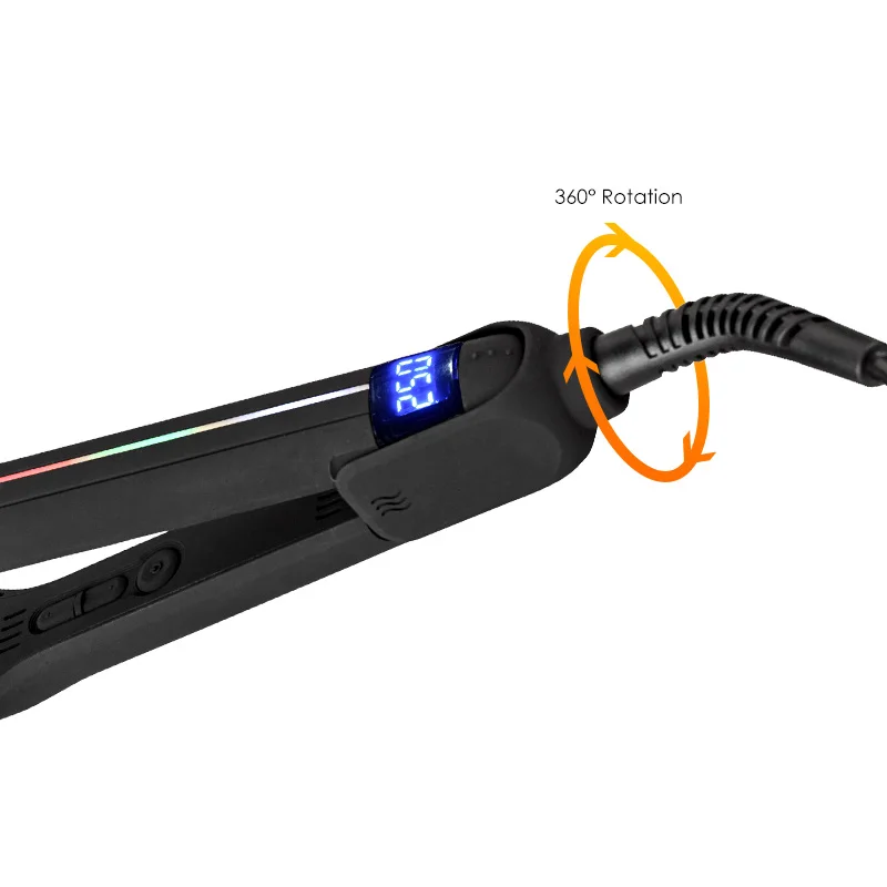 LCD Display High Temperature Control Flatirons Hair Straightener Professional Hair Straighteners Manufacturer