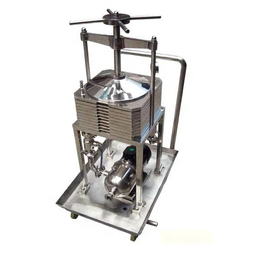 Petite presse manuelle pour filtre à huile pour lait de coco - Chine Presse  à filtre, usine de traitement de l'eau