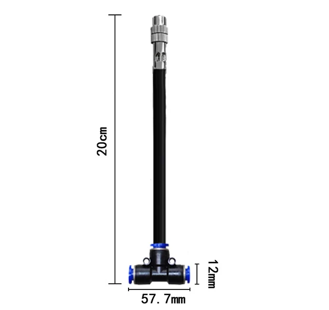 Outdoor Water Mist Sprayer Kit with 3/4-inch Internal Thread Spray Cooling System for Garden Terrace