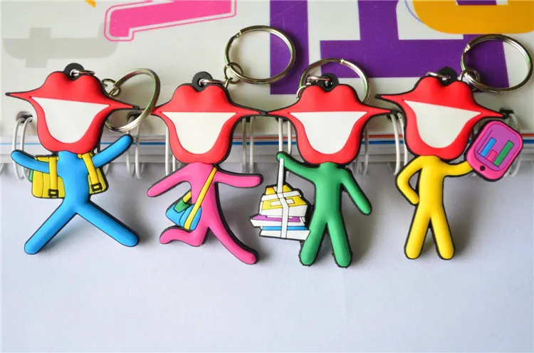 Изготовитель персонализированных 2D ПВХ брелоков из резины