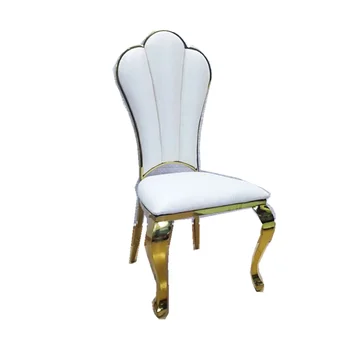 2023 Hot Selling Oem/Odm Promotional Nordic Latest Stainless Steel Gold Dining Chair
